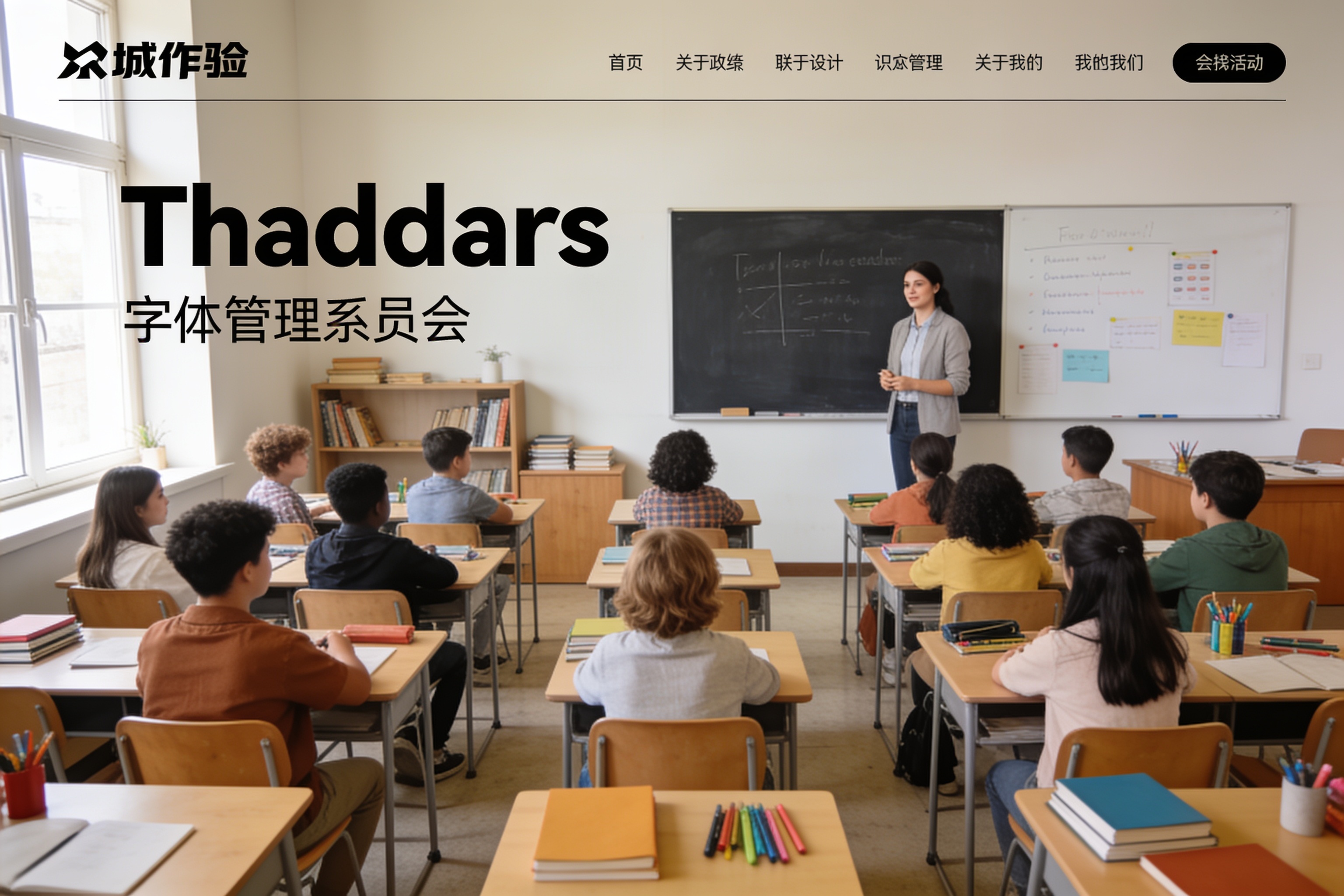 学校教室场景展示现代教育环境氛围